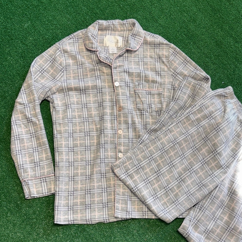 Marilyn Monroe Gray Plaid Pajama Set